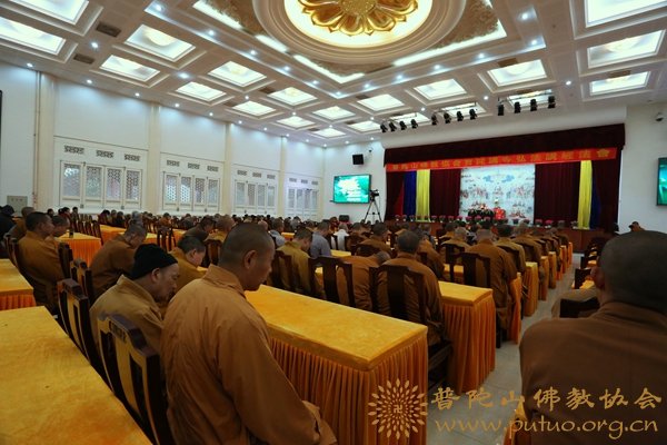 佛教-圆慈法师应邀于宝陀讲寺作《成功人士与伏心至要》佛学专题讲座