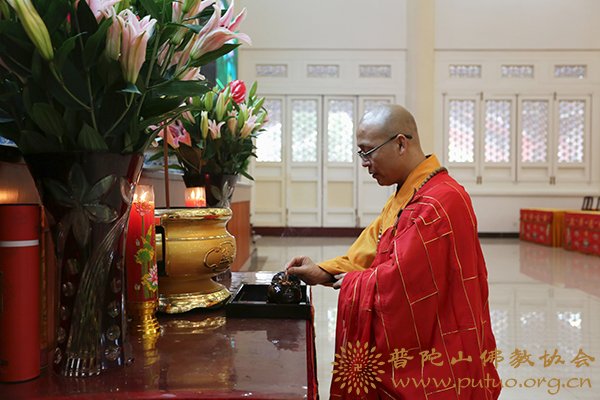 佛教-智宗法师应邀于宝陀讲寺作 《三问释疑》佛学专题讲座
