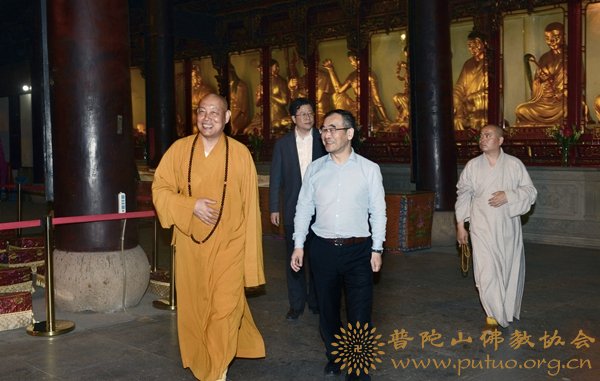 观音-省委统战部调研观音文化园观音法界建设工作