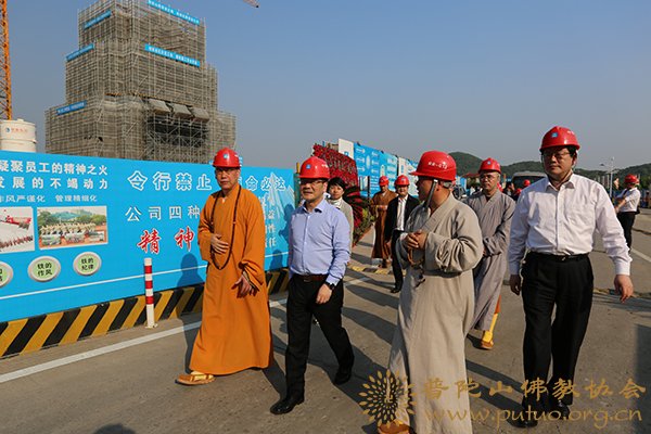 观音-省委统战部调研观音文化园观音法界建设工作
