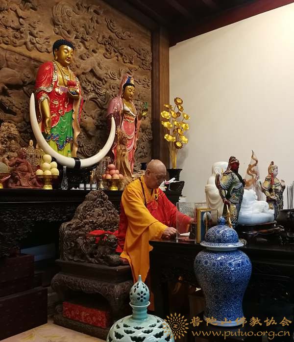 佛教-香林净院等寺院结夏安居礼请会长道慈大和尚为依止律师