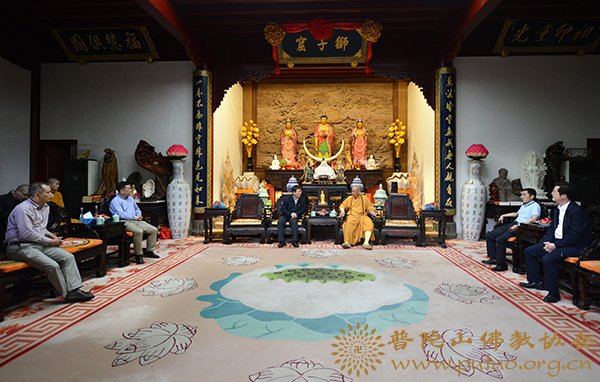 佛教-国家宗教局副局长张彦通一行来山调研