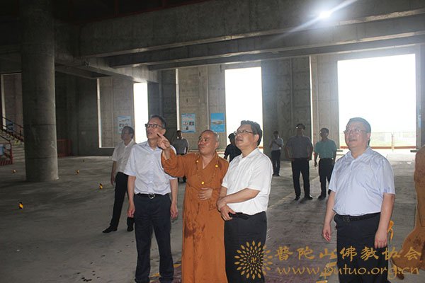 观音-省委组织部调研观音文化园观音法界建设工作