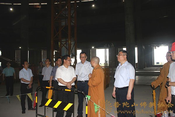 观音-省委组织部调研观音文化园观音法界建设工作