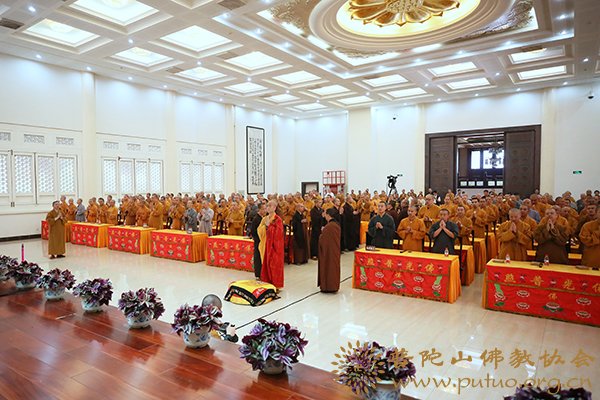 佛学-宏海法师应邀于宝陀讲寺作《楞严经略论》佛学专题讲座