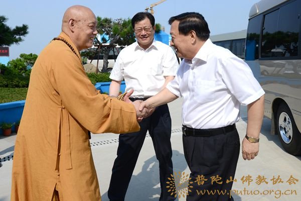 文化-全国人大环资委副主任委员夏宝龙调研观音文化园观音法界项目