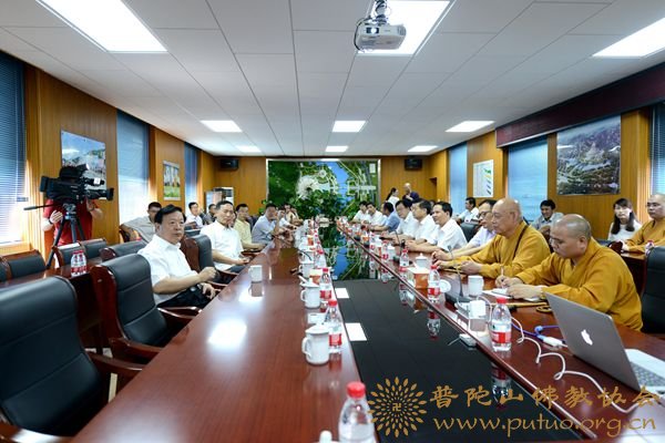文化-全国人大环资委副主任委员夏宝龙调研观音文化园观音法界项目
