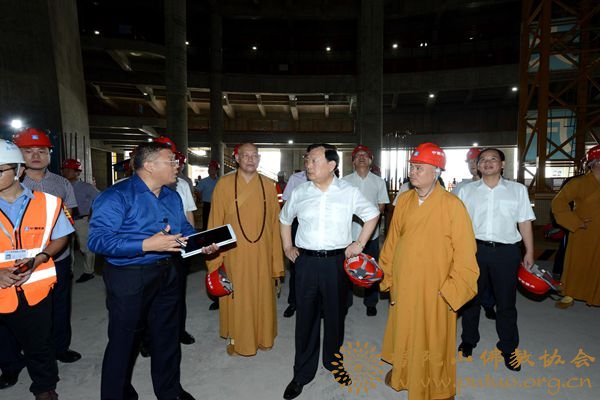 文化-全国人大环资委副主任委员夏宝龙调研观音文化园观音法界项目