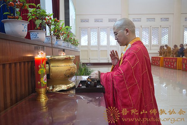 佛学-副会长信光法师应邀于宝陀讲寺作《大意》佛学专题讲座
