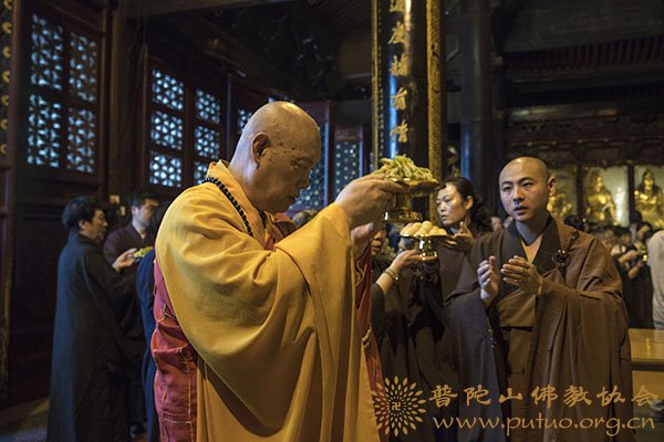 佛教-丁酉年七月十五“佛欢喜日”普济禅寺举行盂兰盆供传供法会