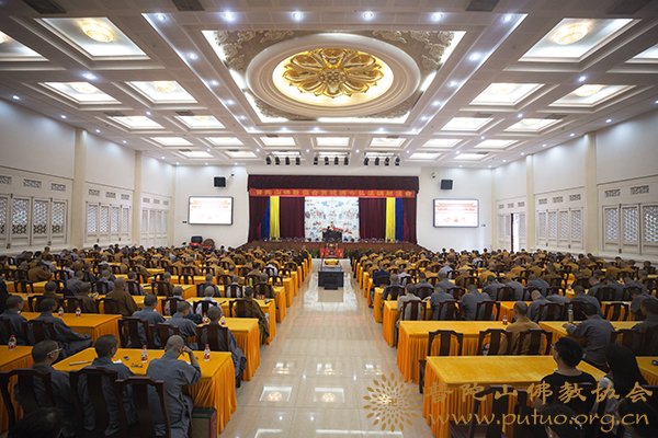 佛教-能进法师应邀于宝陀讲寺作《圆觉经略讲》佛学专题讲座