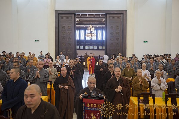 佛教-能进法师应邀于宝陀讲寺作《圆觉经略讲》佛学专题讲座