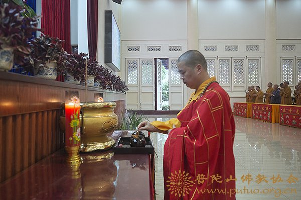 佛教-能进法师应邀于宝陀讲寺作《圆觉经略讲》佛学专题讲座