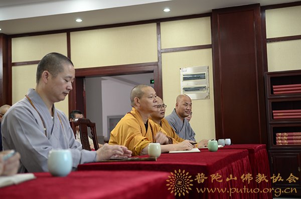 佛教-普陀山佛教协会在宝陀讲寺举行2017年书画培训班