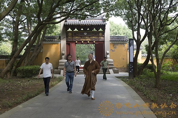 普陀山-普陀山佛教协会联合多部门检查全山寺院安全保障工作