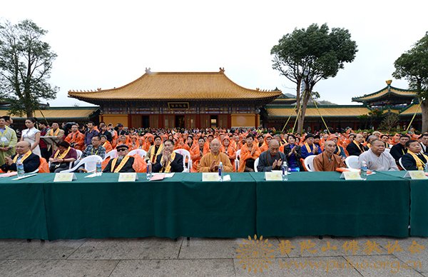 佛教-第十一届普陀山南海观音文化节开幕式暨佛教书画院成立仪式