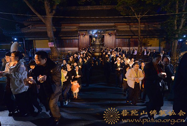 普陀山-第十一届普陀山南海观音文化节“点亮心灯”传灯祈愿法会