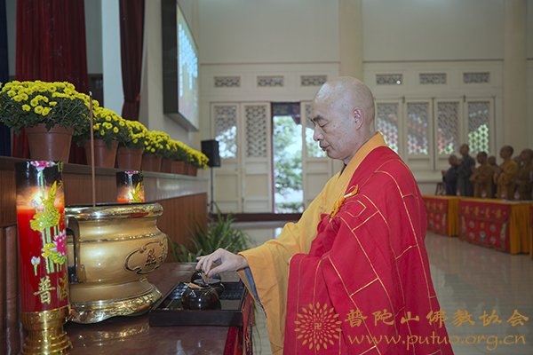 心理学-济群法师应邀于宝陀讲寺作《解脱的心理学》佛学专题讲座