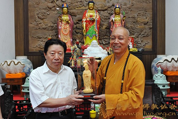 孙家正-全国政协副主席孙家正一行来山考察