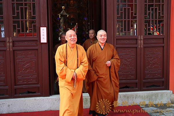 佛教-会长道慈大和尚出席安吉北天目灵峰讲寺建寺1110周年庆典