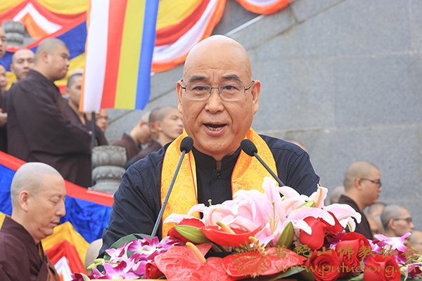 佛教-第十五届普陀山南海观音文化节开幕式暨南海观音开光二十周年庆典隆重举行