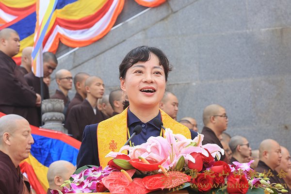佛教-第十五届普陀山南海观音文化节开幕式暨南海观音开光二十周年庆典隆重举行