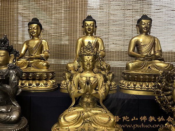 佛教-会长道慈大和尚一行赴北京迎请诸佛法像慈驾南海普陀