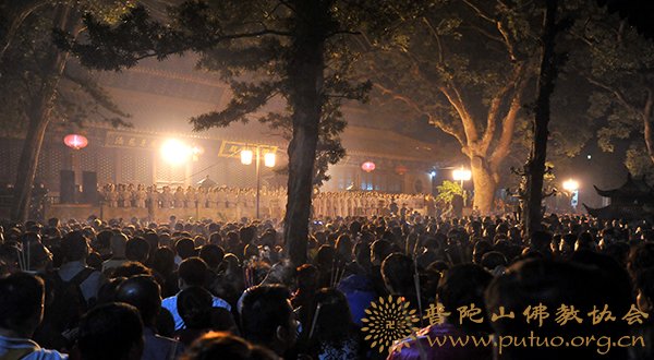 佛教-梵音海潮音  胜彼世间音—普济禅寺九月十九朝圣进香活动安全有序