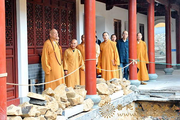 佛教-道慈大和尚一行在祥慧净院视察工作