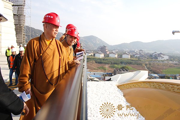 观音-观音法界工程现场指挥部组织观音圣坛样板段第二次看样工作 观音-观音法界工程现场指挥部组织观音圣坛样板段第二次看样工作
