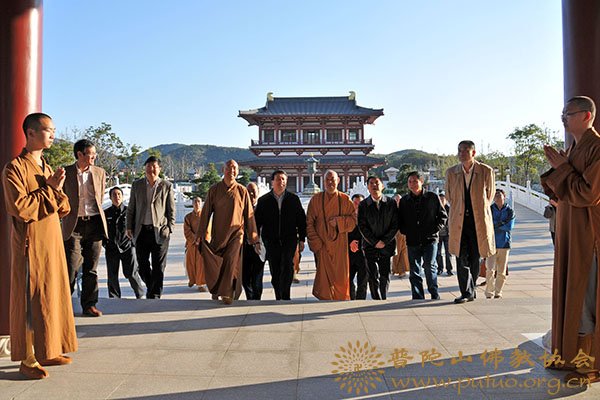 龚正-浙江省龚正副省长一行莅临 中国佛学院普陀山学院视察工作