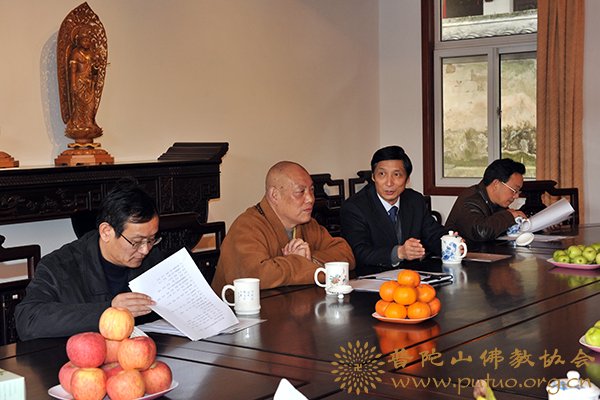 佛教-市委统战部周克非部长来山看望佛协领导