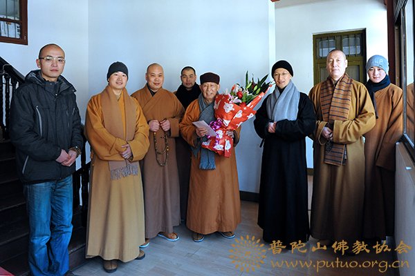 佛教-佛协领导慰问杨枝禅林、常乐禅院老年僧尼