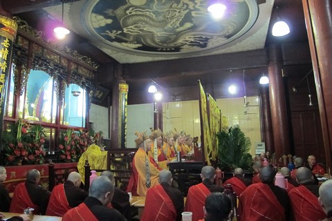 适逢壬辰年清明普济禅寺举行祭祖、超荐法会