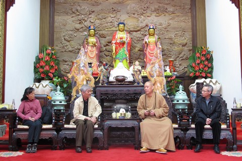 佛教-佛协道慈会长接见澳门立法会刘焯华主席一行