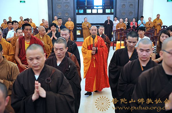 佛教-向学法师应邀在宝陀讲寺作佛学专题讲座