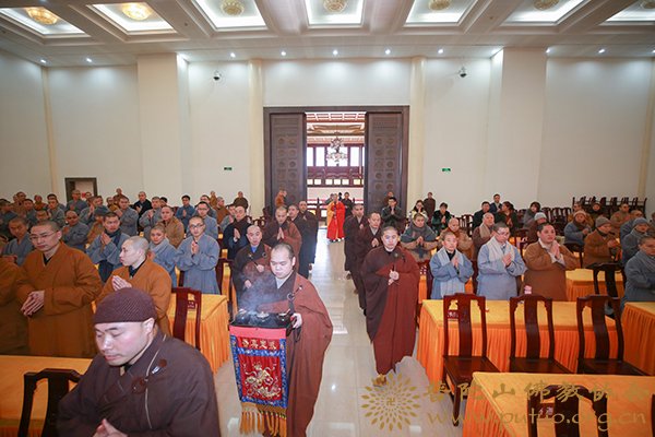 佛教-能进法师应邀于宝陀讲寺作《永嘉大师》佛学专题讲座
