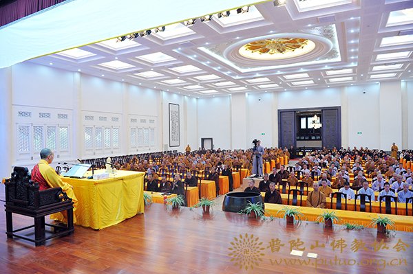净土法门-戒修法师应邀于宝陀讲寺作《净土法门六信》佛学专题讲