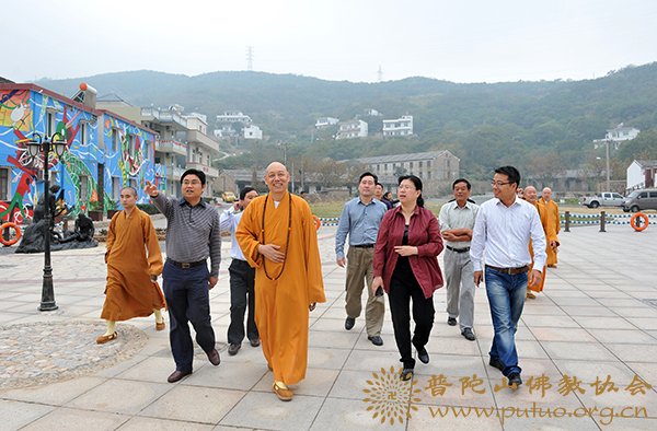 佛教-道慈大和尚视察嵊泗佛教工作并应邀出席嵊泗佛教协会讲经法会
