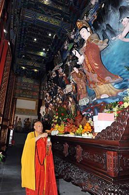 观音-宝陀讲寺成功举行圆通宝殿海岛观音开光法会