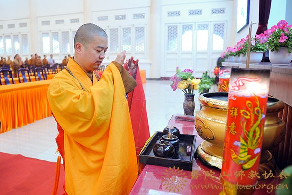 佛教-能进法师应邀于宝陀讲寺作《华严漫谈》佛学专题讲座
