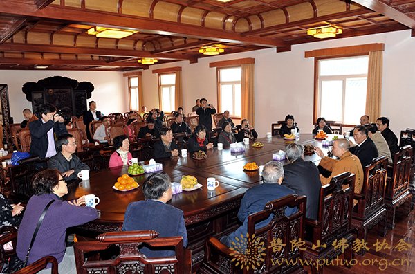 佛教-中国工程院曹湘洪院士一行来山参观考察