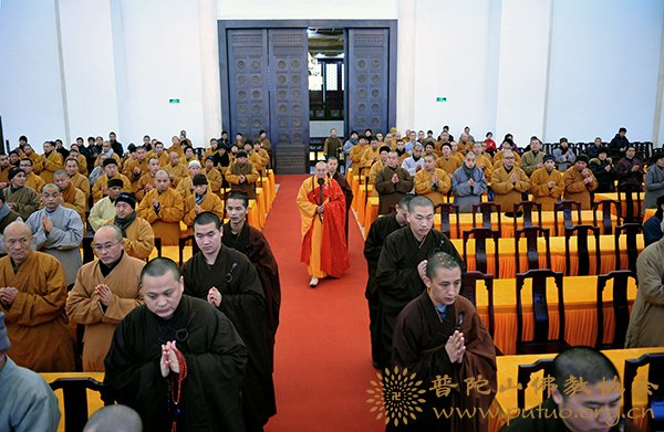 佛教-中佛协教务部主任宏度法师于宝陀讲寺作《一切都在因缘中》讲座
