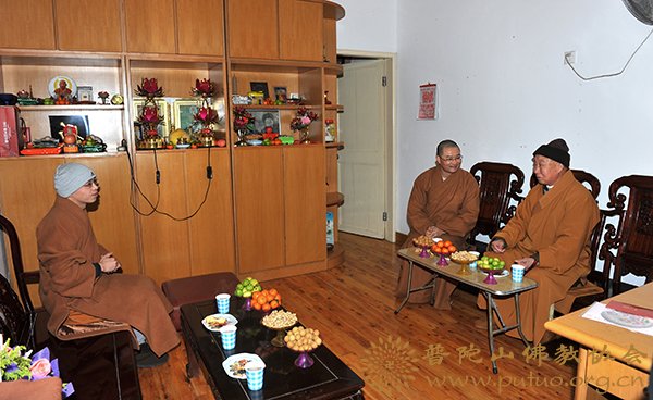 佛教-佛协领导为咨议委副主席普净长老庆祝77岁寿诞 佛教-佛协领导为咨议委副主席普净长老庆祝77岁寿诞
