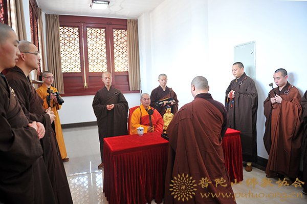 佛教-智一法师应邀于宝陀讲寺作《佛教因果观》佛学专题讲座