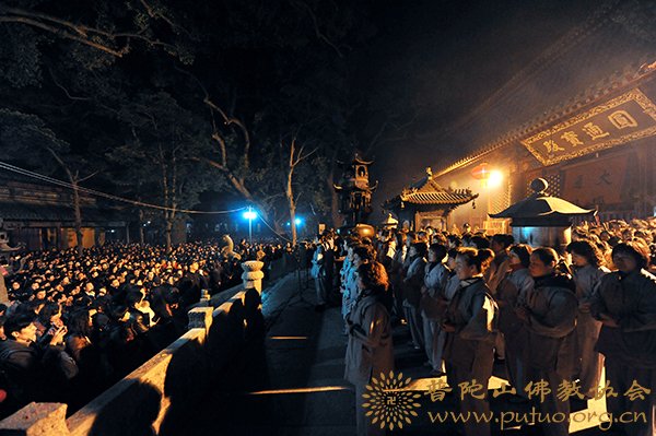 观音-普济禅寺二月十九观音香会进香活动安全有序