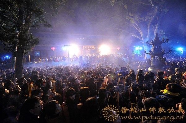 观音-普济禅寺二月十九观音香会进香活动安全有序