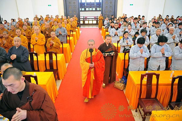 佛教-界定法师应邀于宝陀讲寺作佛学专题讲座