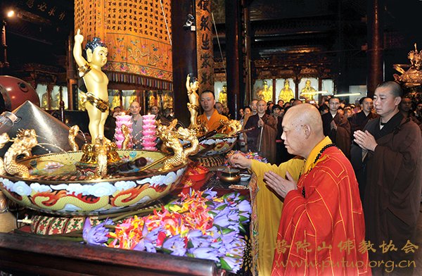 佛教-癸巳年四月初八佛诞日普济禅寺隆重举行浴佛法会