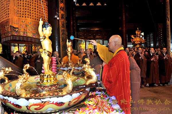 佛教-癸巳年四月初八佛诞日普济禅寺隆重举行浴佛法会